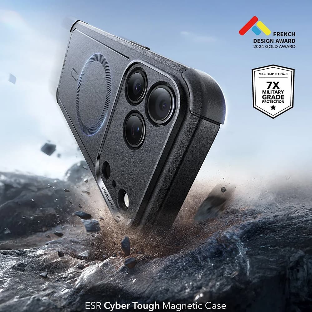 ESR Cyber Halolock pro iPhone 17 Pro černý - náhled 2