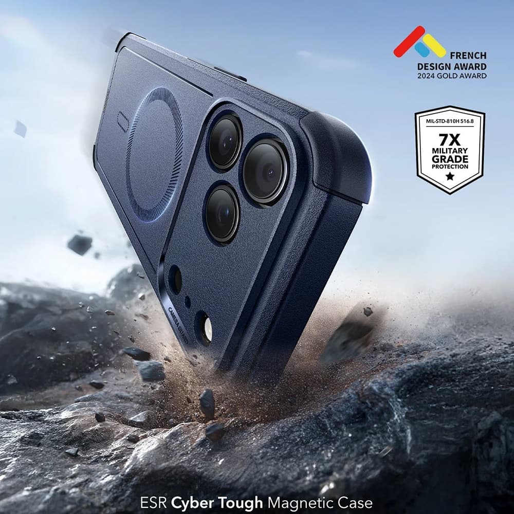 ESR Cyber Halolock pro iPhone 17 Pro modrý - náhled 2