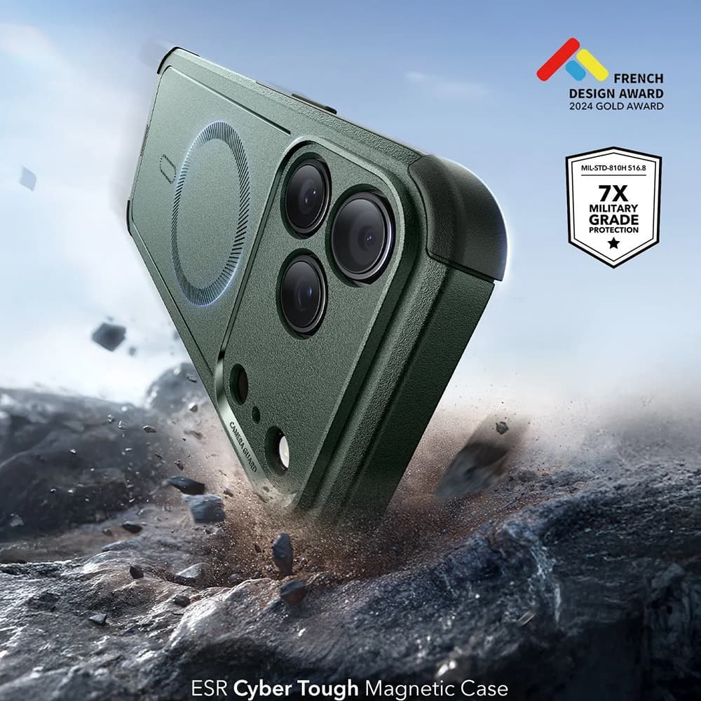 ESR Cyber Halolock pro iPhone 17 Pro Max zelený - náhled 2