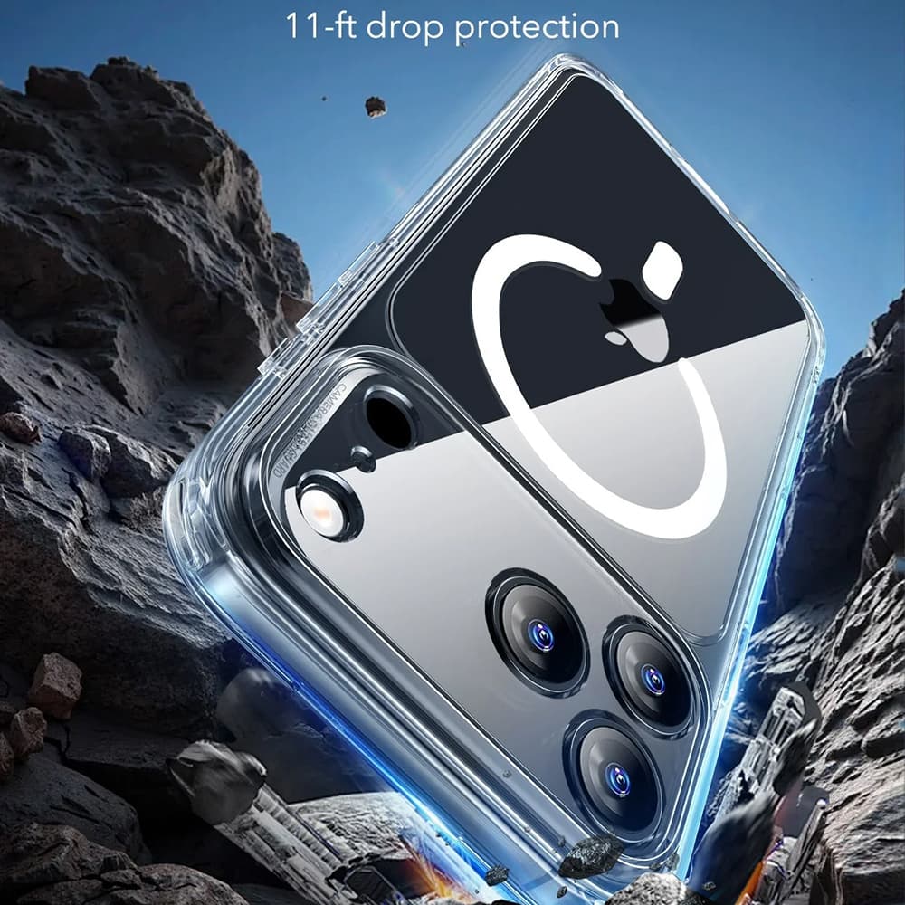 ESR Classic Hybrid HaloLock pro iPhone 17 Pro průhledný - náhled 2