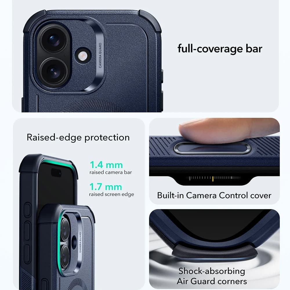 ESR Cyber Halolock pro iPhone 17 modrý - náhled 2