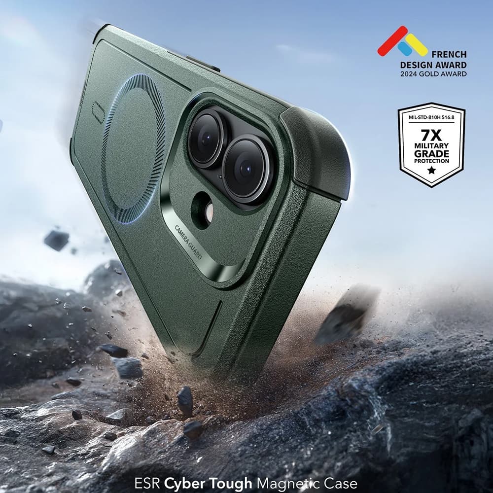 ESR Cyber Halolock pro iPhone 17 zelený - náhled 2