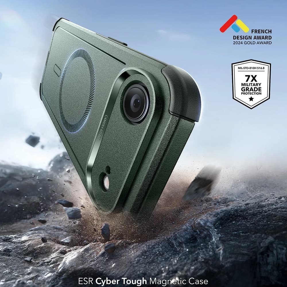 ESR Cyber Halolock pro iPhone 17 Air zelený - náhled 2