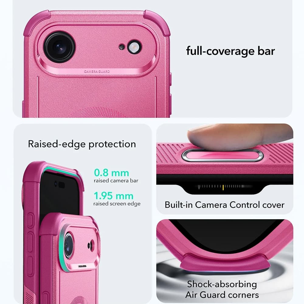 ESR Cyber Halolock pro iPhone 17 Air růžový - náhled 2