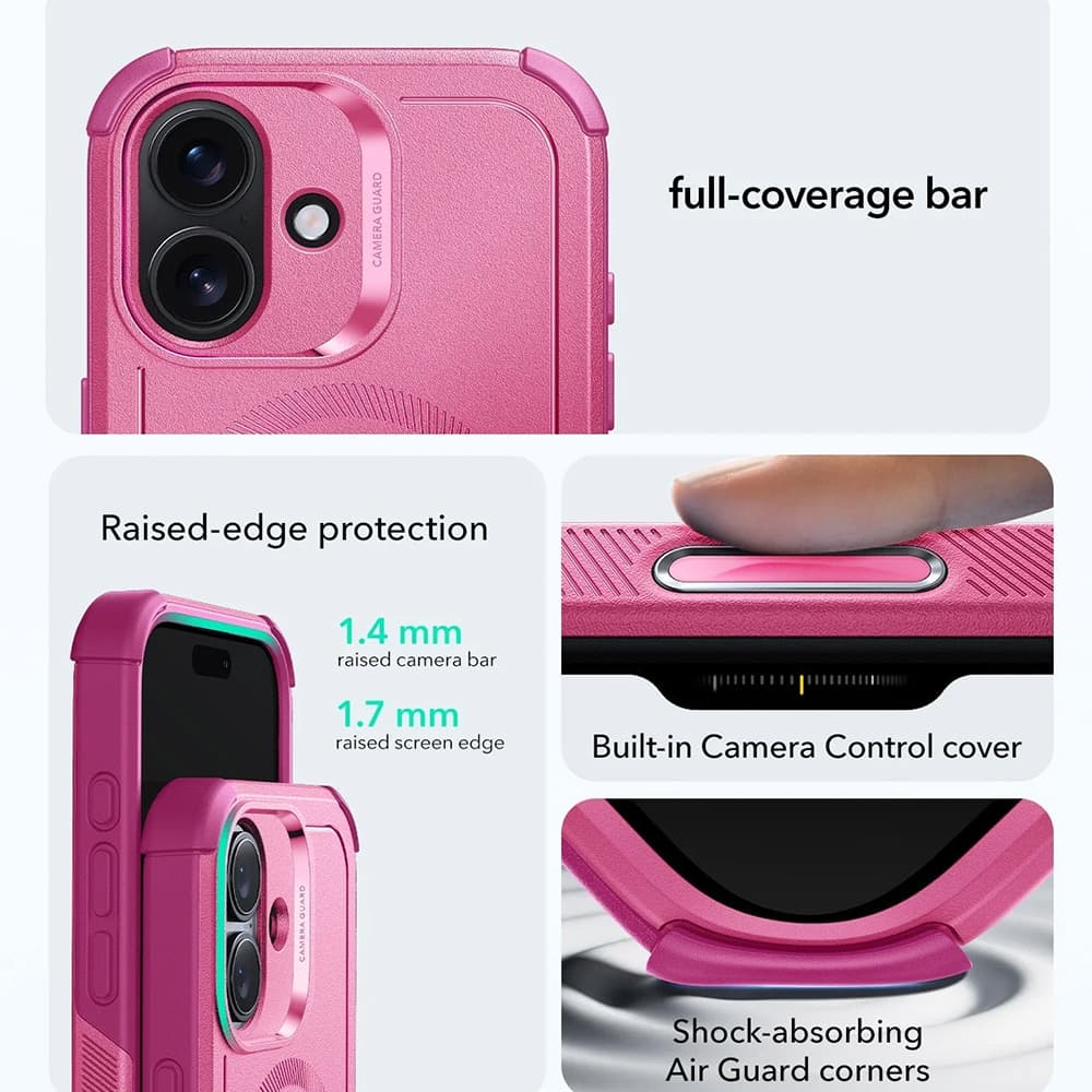 ESR Cyber Halolock pro iPhone 17 růžová - náhled 2