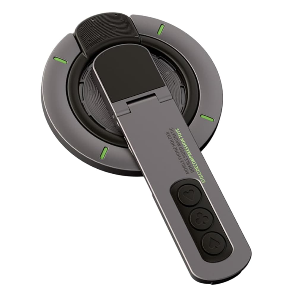 Techsuit Premium MagSafe držák prstenu AluStandX SB1 na stůl šedý - náhled 2