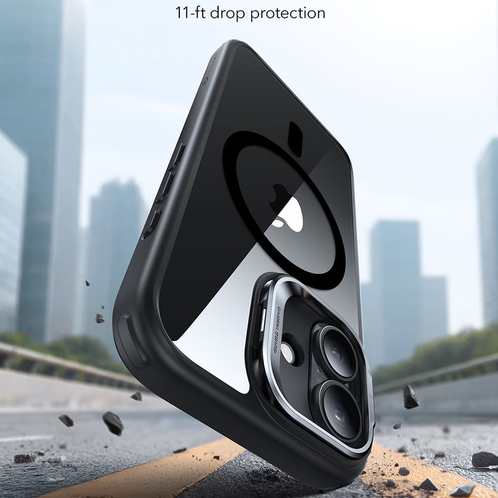 ESR Classic Hybrid HaloLock Kickstand iPhone 17 černá průhledná - náhled 2