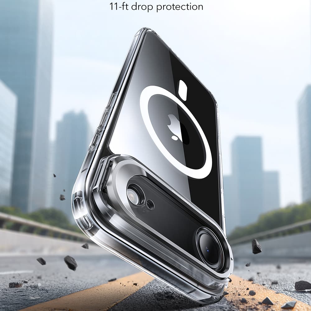 ESR Classic Hybrid HaloLock Kickstand pro iPhone 17 Air průhledný - náhled 2