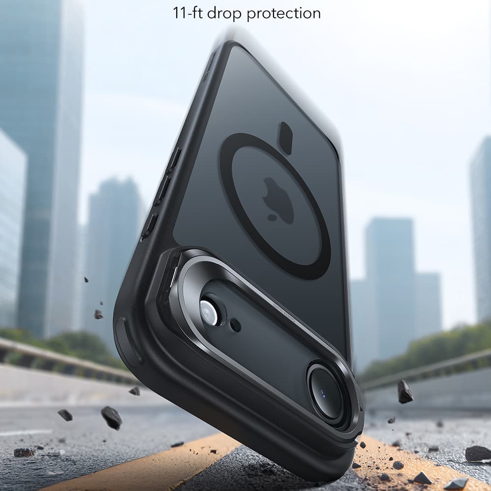 ESR Classic Hybrid HaloLock Kickstand pro iPhone 17 Air v matné černé - náhled 2