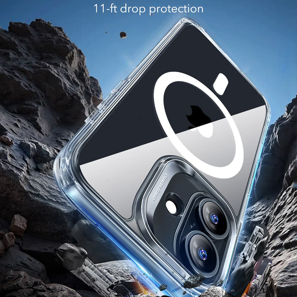 ESR Classic Hybrid HaloLock pro iPhone 17 průhledný - náhled 2