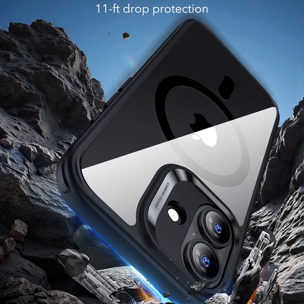 ESR Classic Hybrid HaloLock pro iPhone 17 černá průhledná - náhled 2