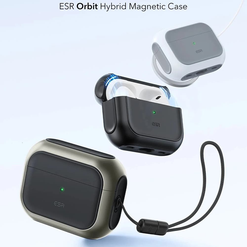 ESR Orbit Hybrid HaloLock pro Apple AirPods Pro 3 titan - náhled 2