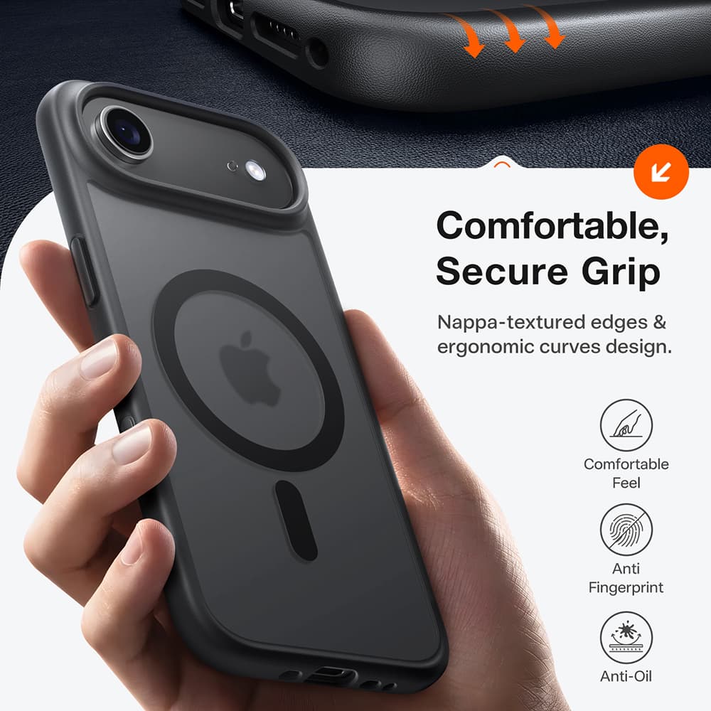 Torras Guardian Magnetic Series pouzdro pro iPhone 17 Air černé - náhled 2