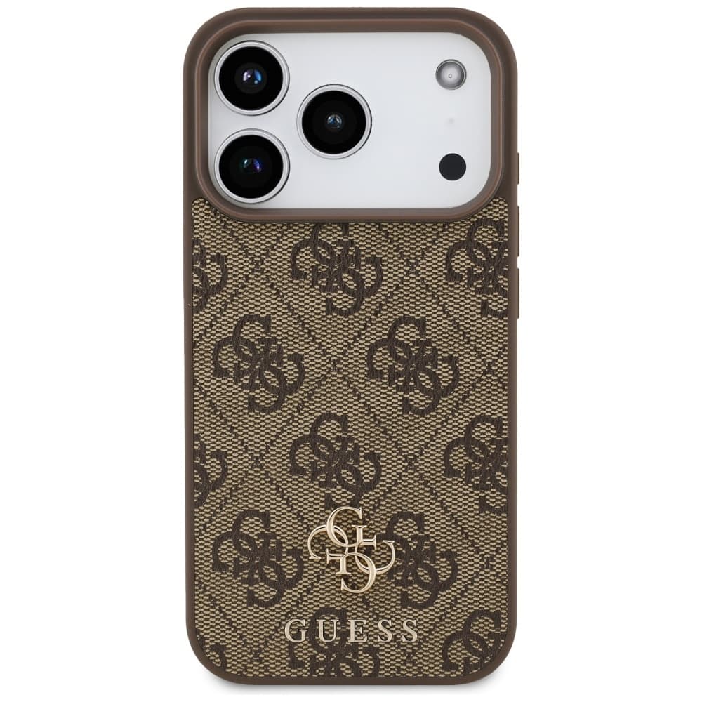 Guess – 4G malé a klasické logo MagSafe (GUHMP17LP4SM4MW) – iPhone 17 Pro – hnědé - náhled 2