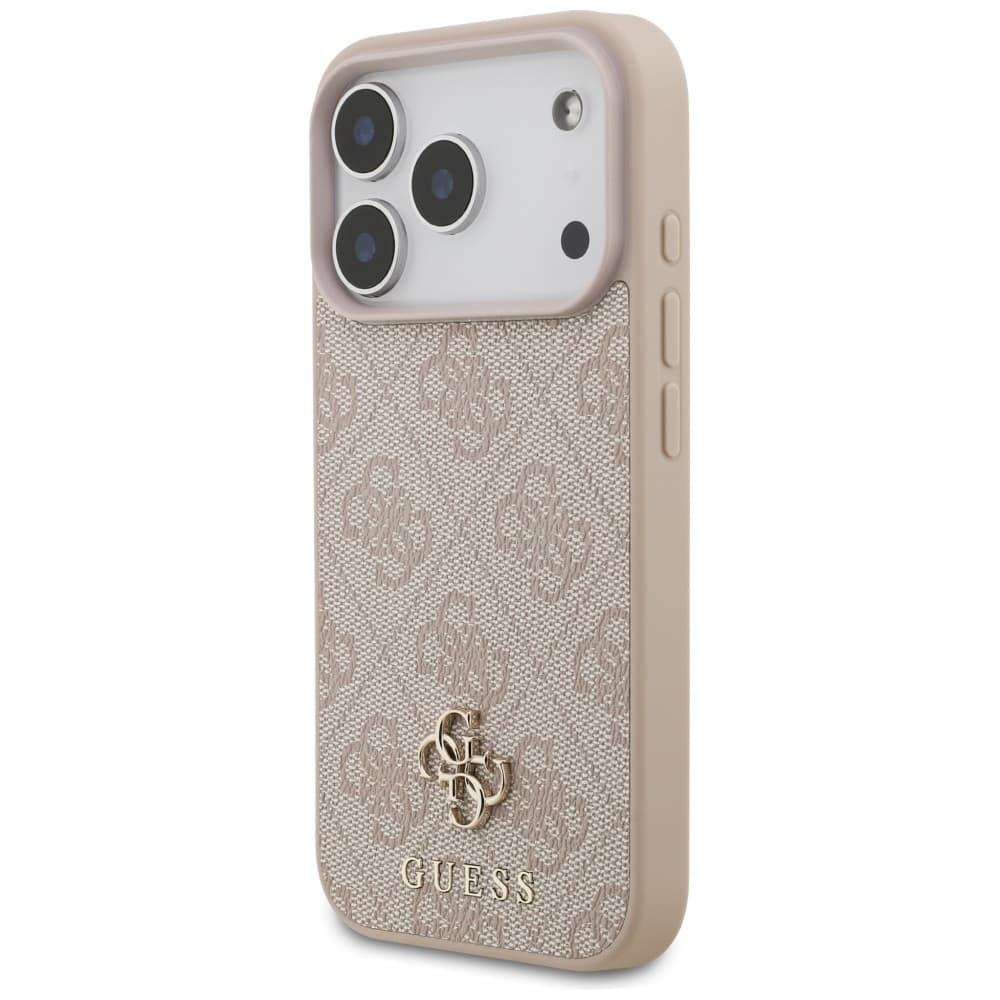 Guess – 4G malé a klasické logo MagSafe (GUHMP17LP4SM4MP) – iPhone 17 Pro – růžové - náhled 2