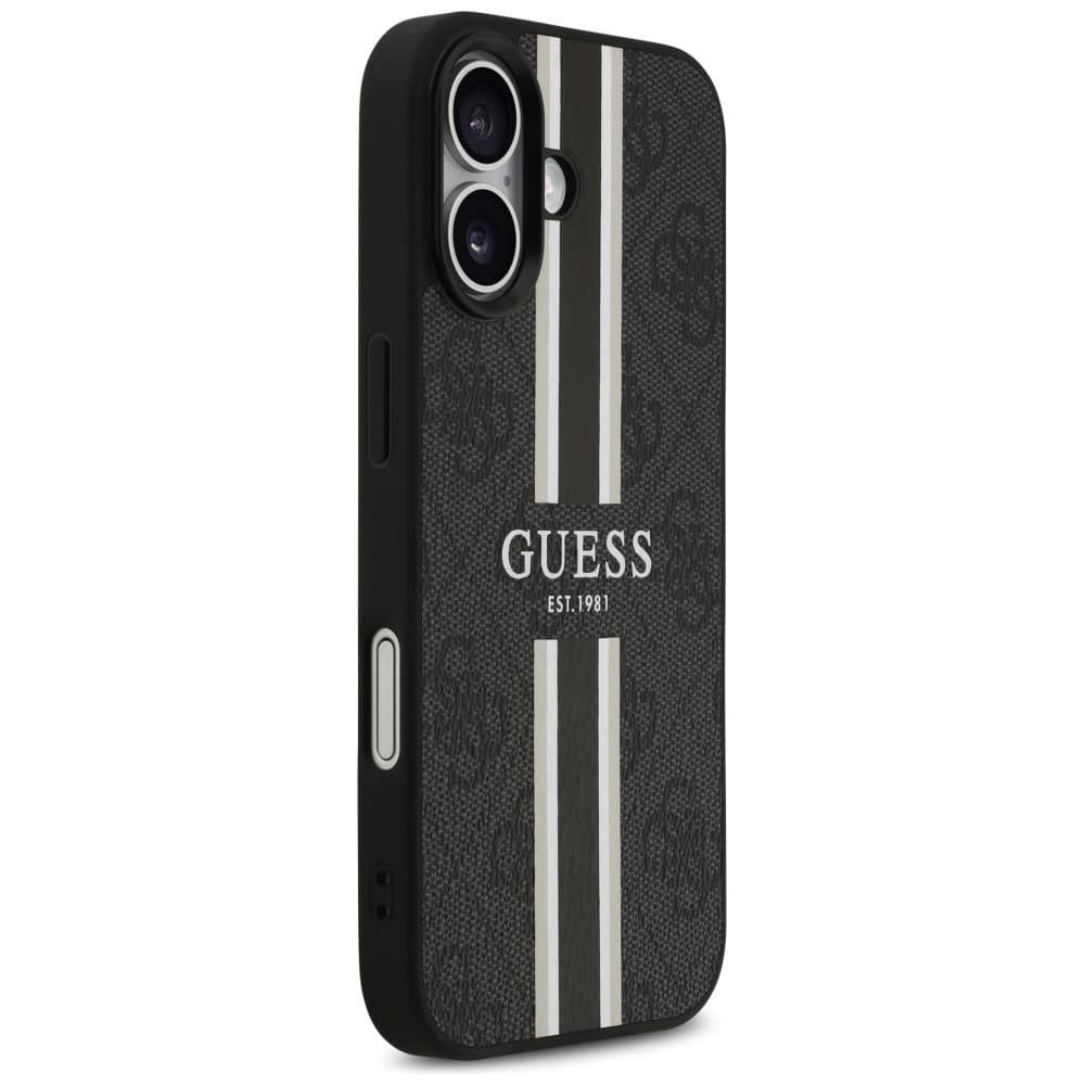Guess - pevné pouzdro 4G Printed Stripes MagSafe (GUHMP17SP4RPSK) - iPhone 17 - černé - náhled 2
