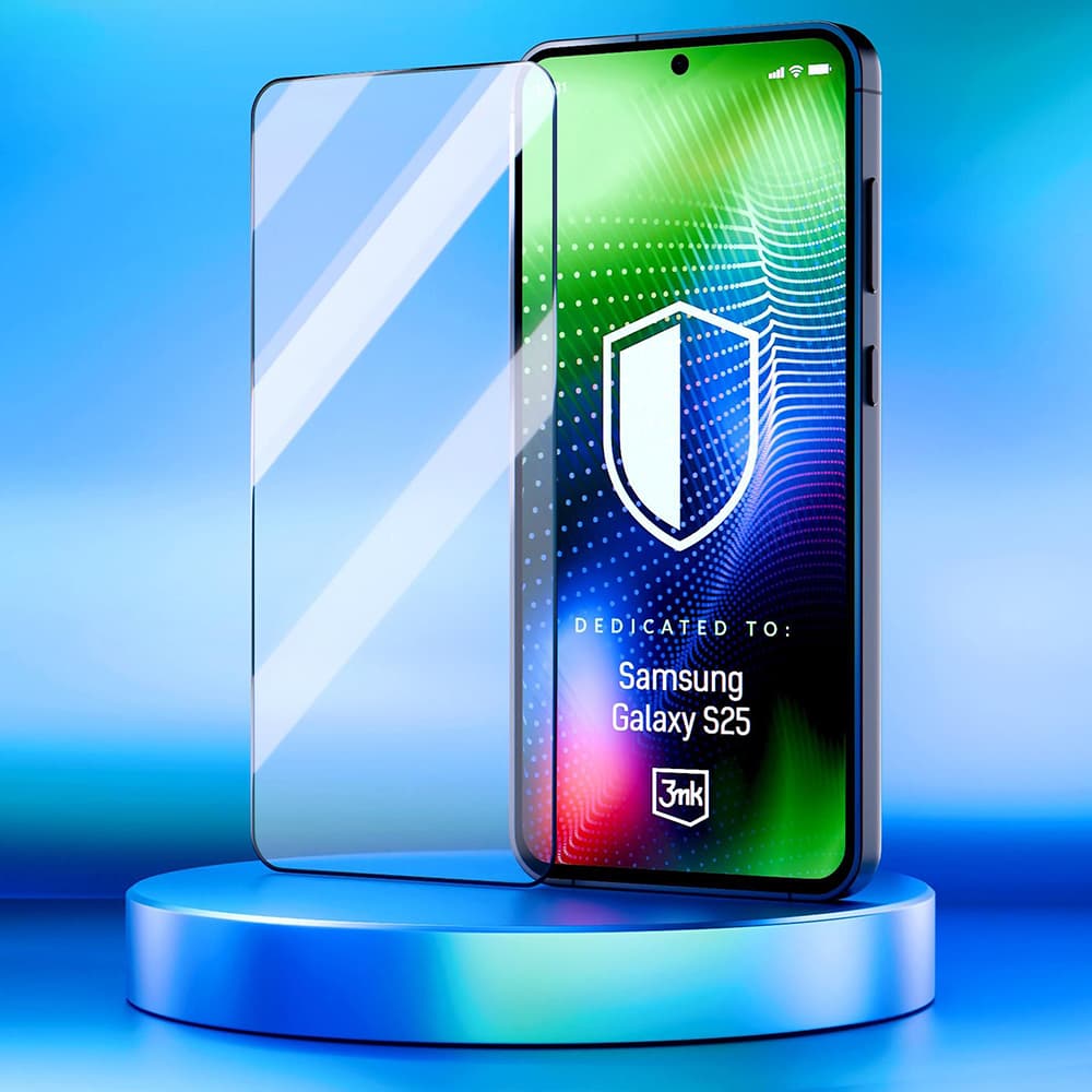 3mk Hardy Ultra Glass pro Samsung Galaxy S25 černá - náhled 2
