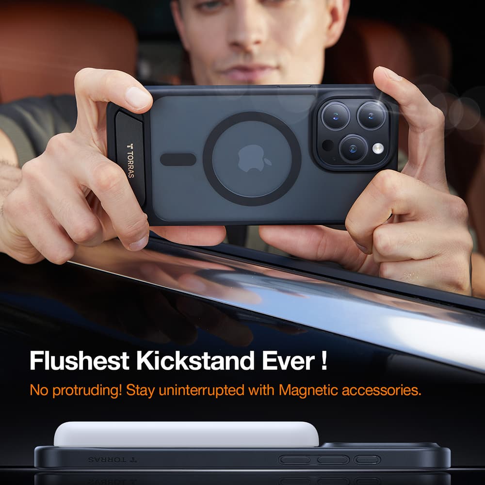 Torras Pstand pro iPhone 17 Pro černý - náhled 2