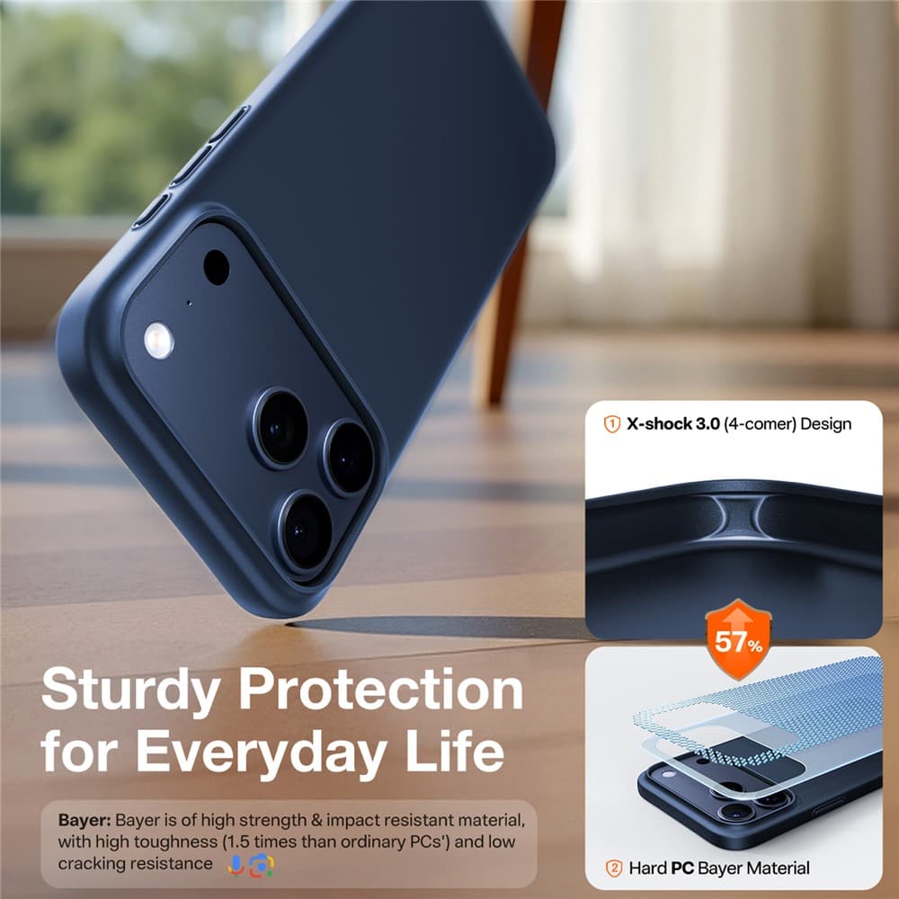 Torras SlimFit MagSafe Series iPhone 17 Pro Max námořnická modrá - náhled 2