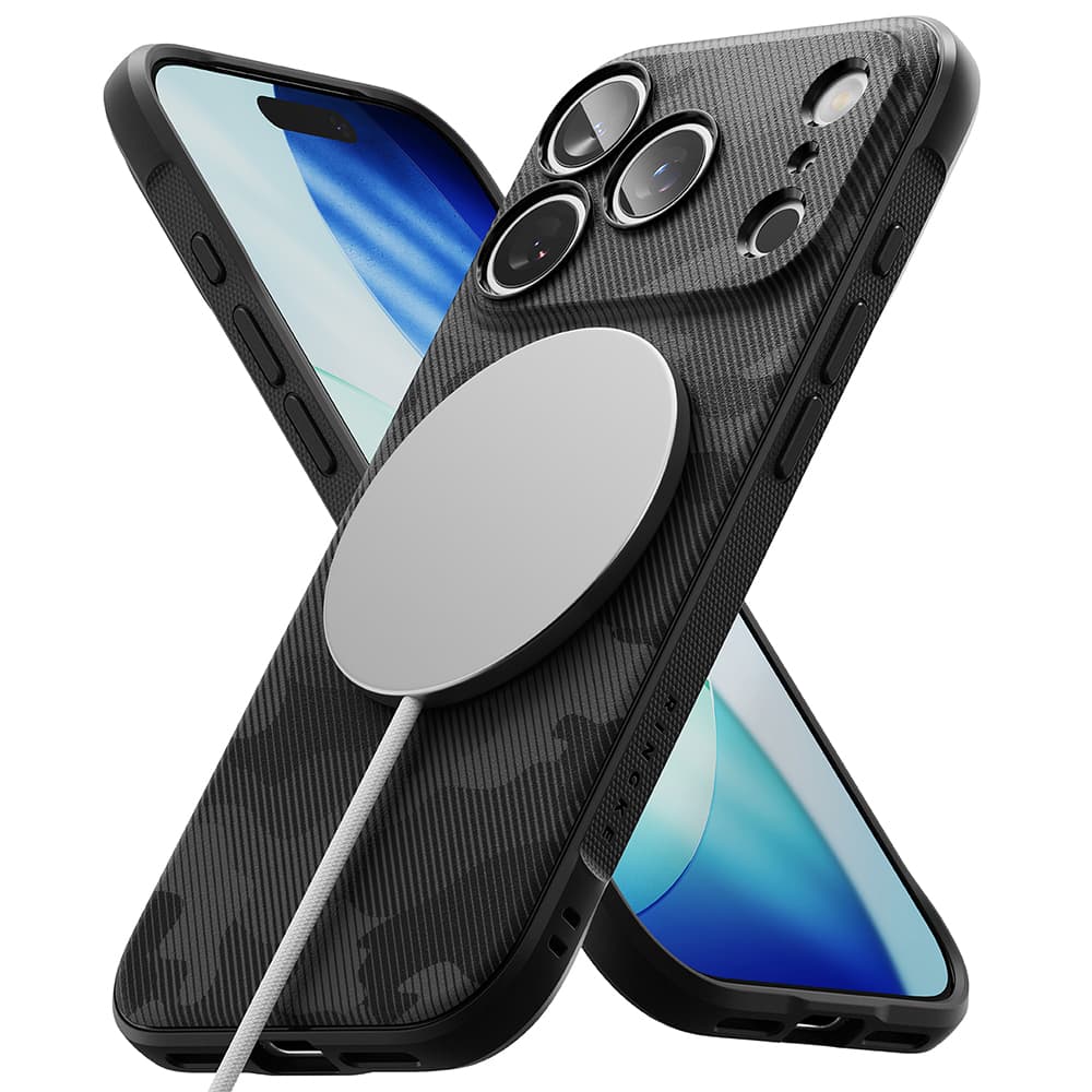 Pouzdro Ringke Onyx MagSafe iPhone 17 Pro maskáčově černé - náhled 2