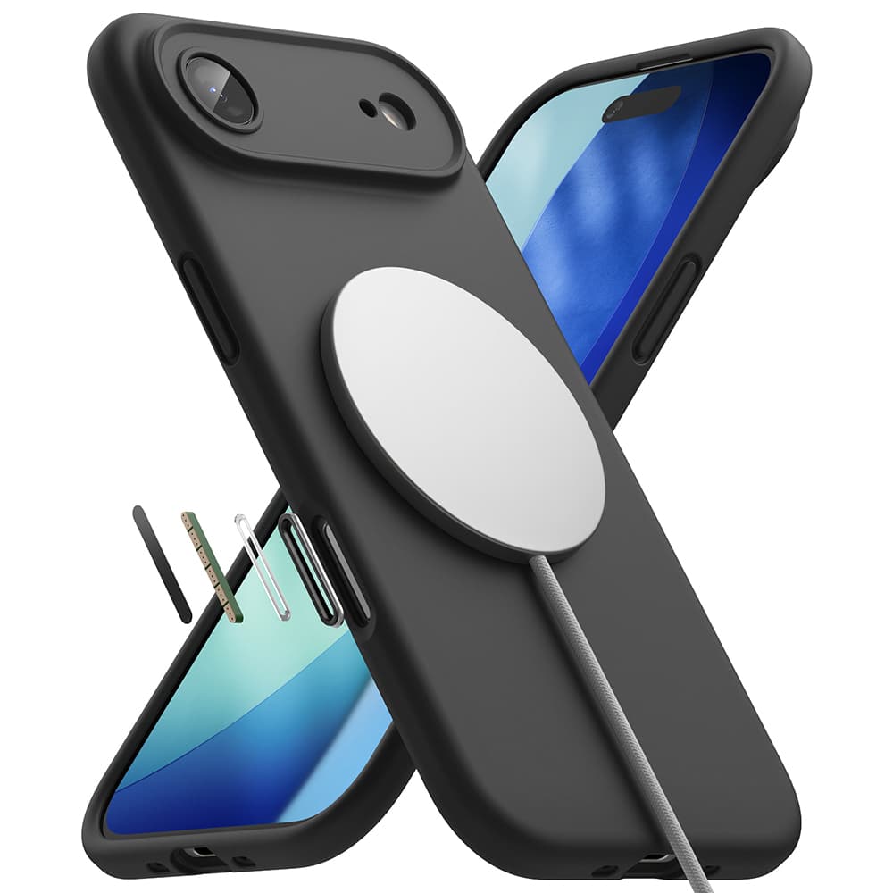 Ringke Silicone Magnetic MagSafe pro iPhone 17 Air černý - náhled 2