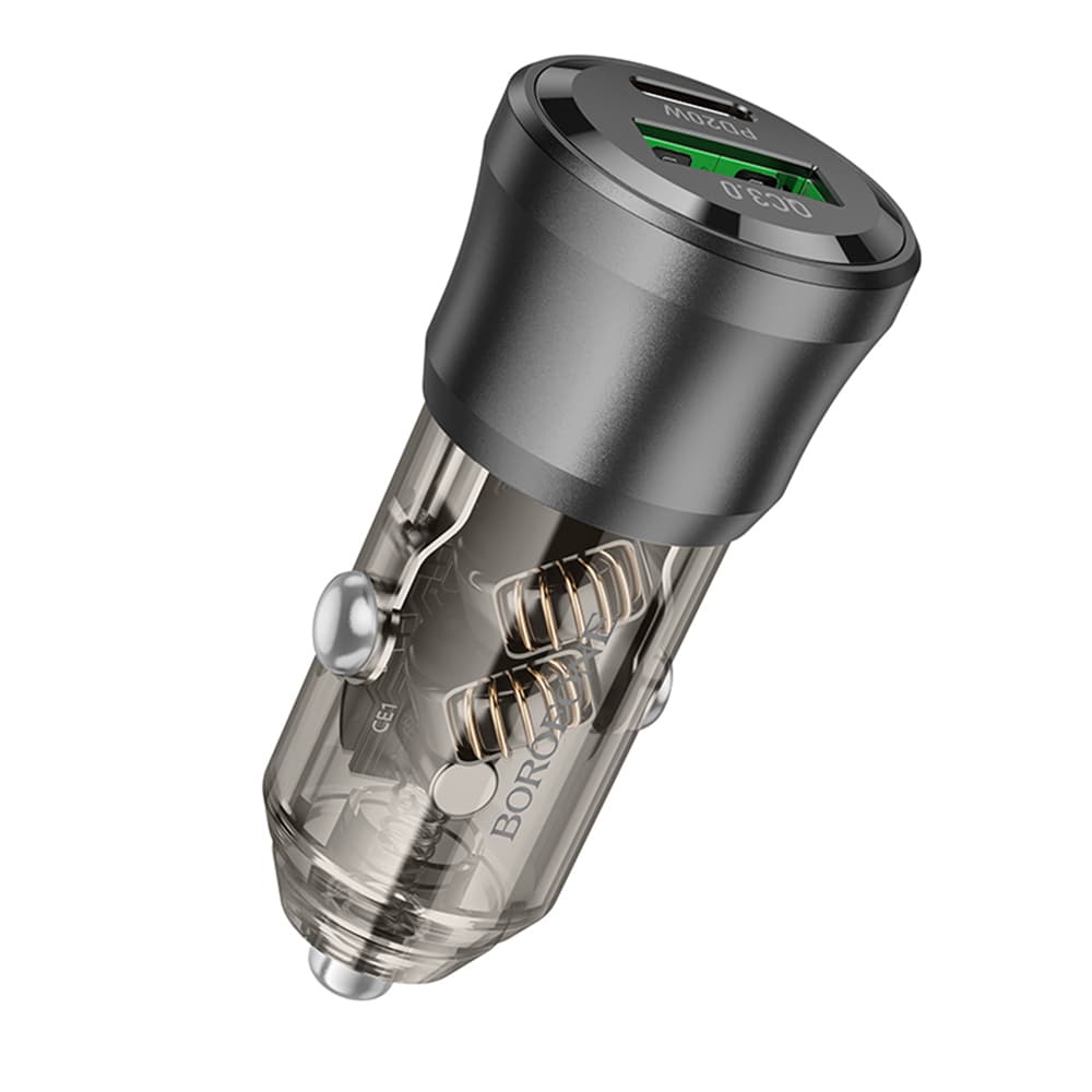 Borofone Journey BZ25 autonabíječka USB-C rychlé nabíjení 38W - náhled 2