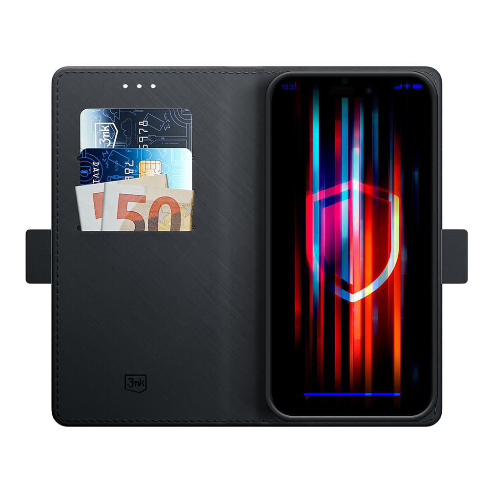 Pouzdro peněženka 3mk iPhone 15 černé - náhled 2
