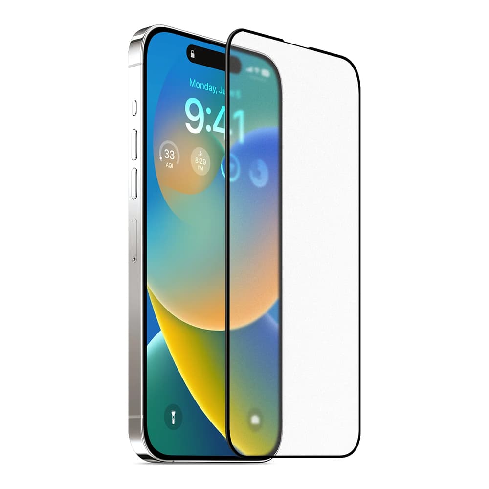 ANANK 2.5D 5X zesílená ochrana displeje proti otiskům prstů iPhone 17 černá - náhled 2