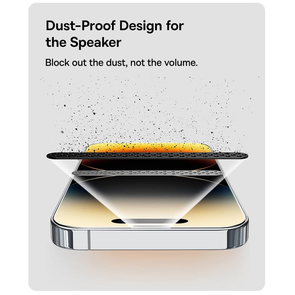 Ochranné sklo ANANK 2.5D 5X Reinforced iPhone 17 černé - náhled 2