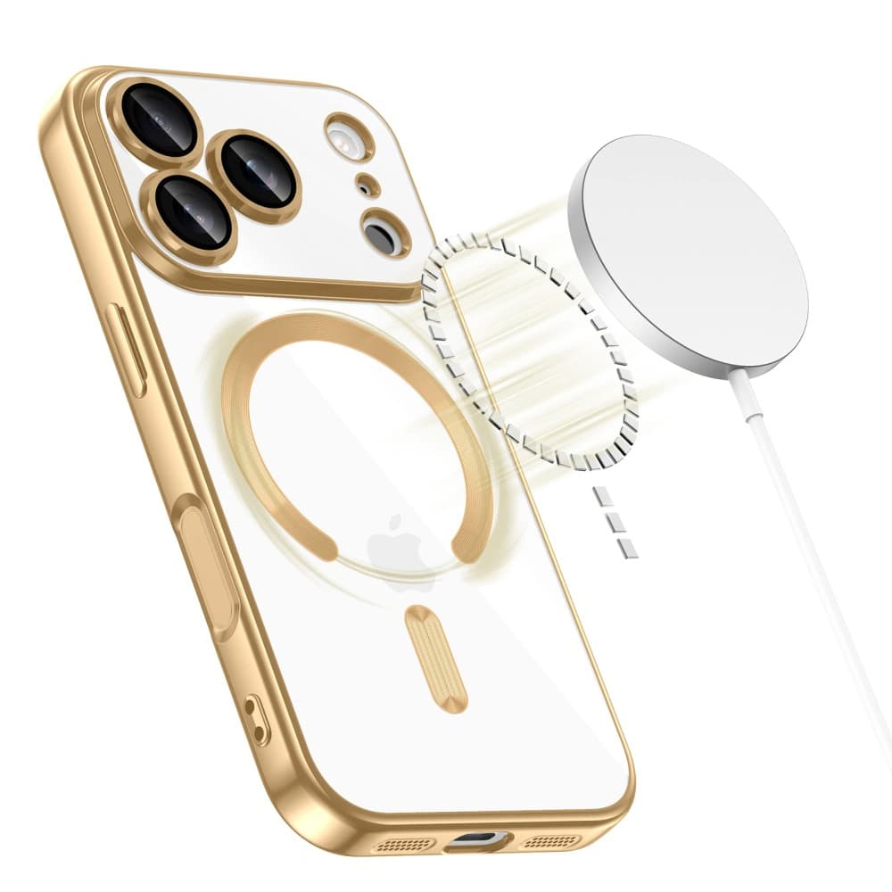 Techsuit Luxury Crystal MagSafe iPhone 17 Pro tmavě modrá - náhled 2
