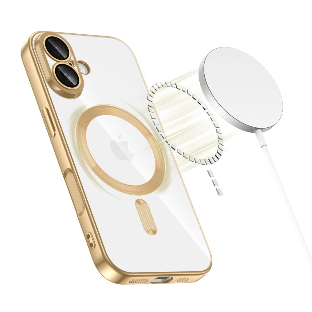 Techsuit Luxury Crystal MagSafe iPhone 17 červený - náhled 2