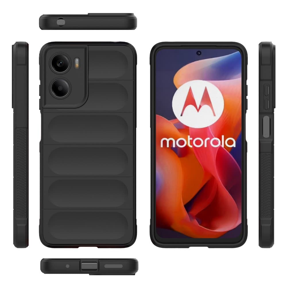 Ochranný kryt Techsuit Magic Shield pro Motorola Moto G05 E15 černý - náhled 2