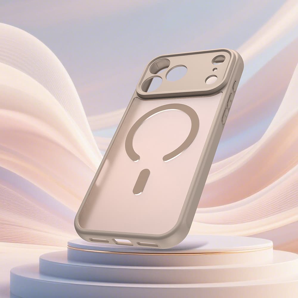 Techsuit HaloFrost II MagSafe pro iPhone 17 Pro Max zlatý - náhled 2