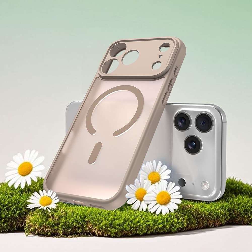 Techsuit HaloFrost II MagSafe kryt pro iPhone 17 Pro zlatý - náhled 2