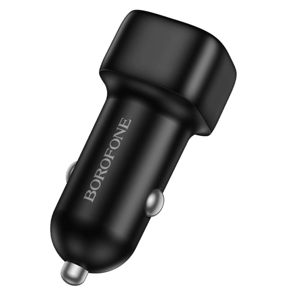 Borofone autonabíječka (BZ34B) Type-C USB-A PD20W QC3.0 38W černá - náhled 2