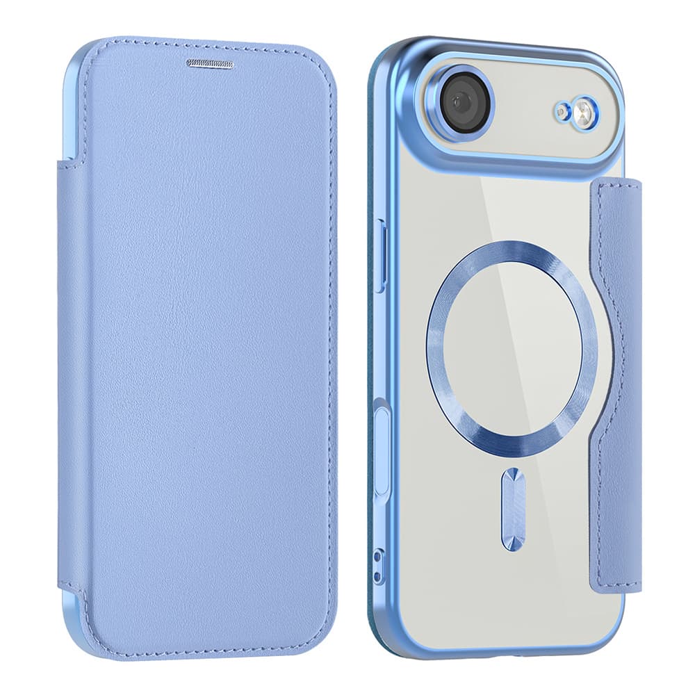 Pouzdro na knihu Techsuit SmartMag iPhone 17 Air světle modré - náhled 2
