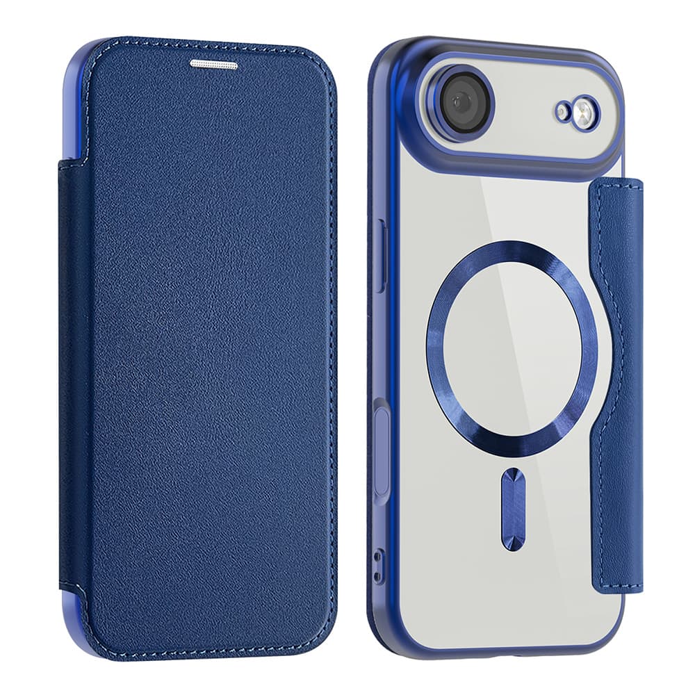 Techsuit SmartMag pouzdro na knihu iPhone 17 Air modré - náhled 2