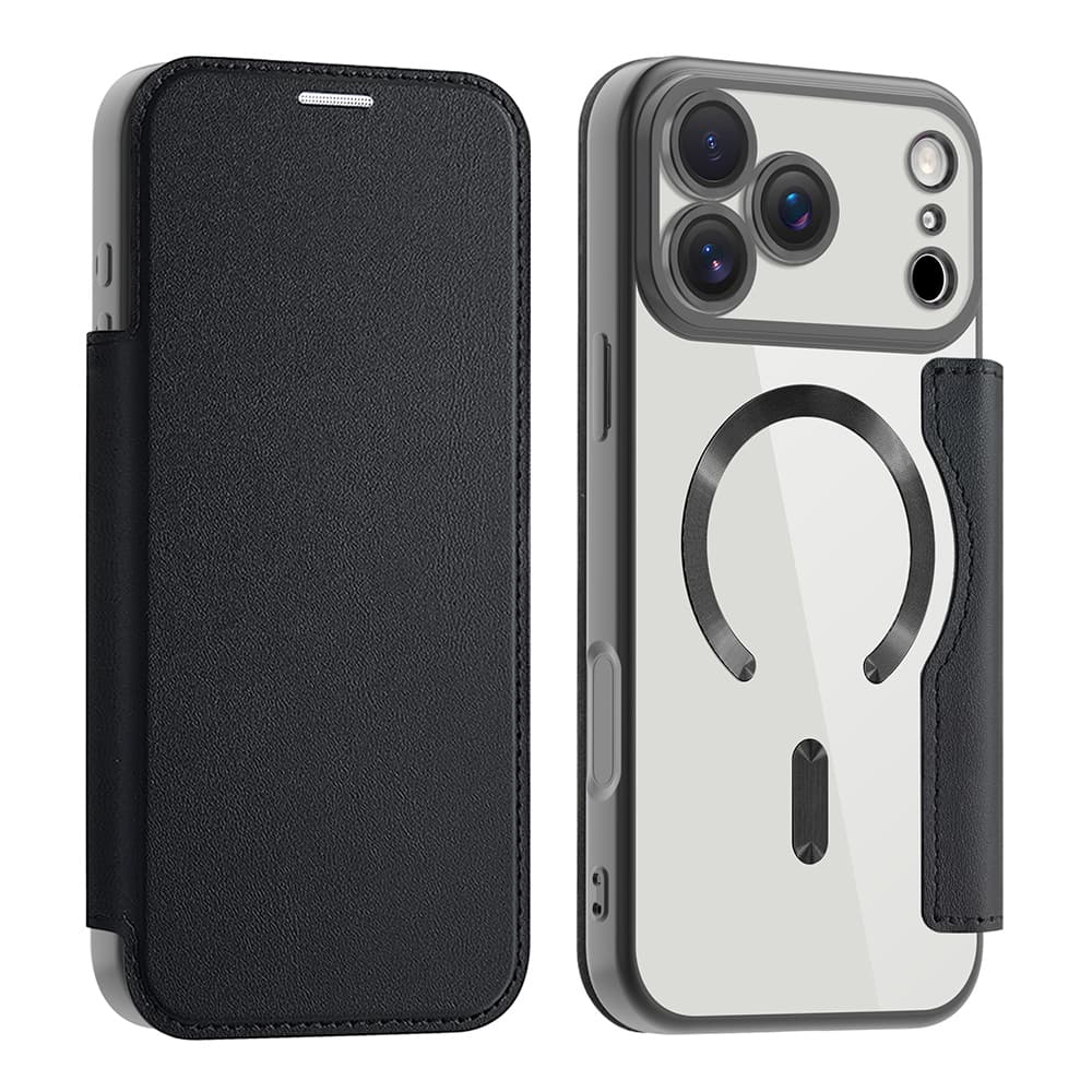 Pouzdro na knihu Techsuit SmartMag pro iPhone 17 Pro černé - náhled 2