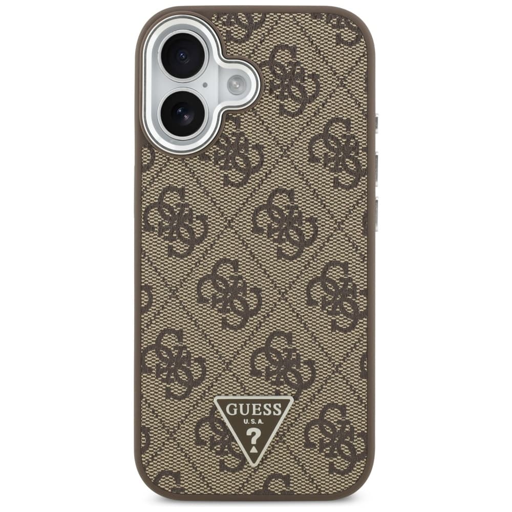 Guess Hardcase 4G Triangle Logo MagSafe iPhone 17 hnědý - náhled 2