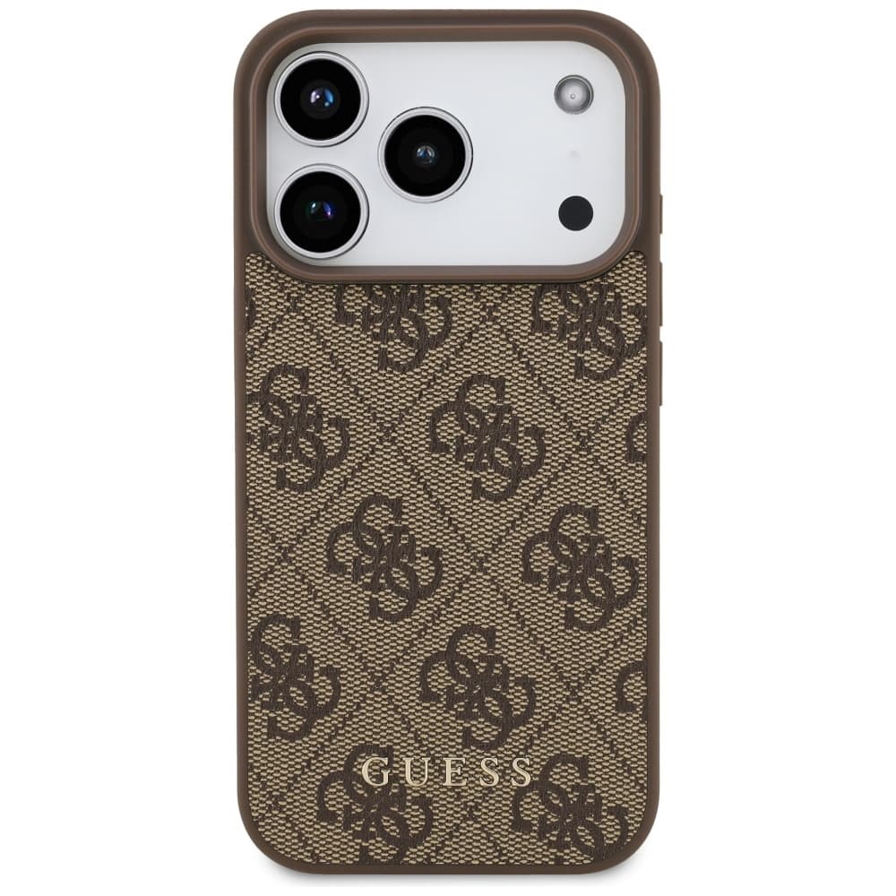 Guess Hardcase 4G Classic GUHCP17LG4GFBR pro iPhone 17 Pro hnědý - náhled 2