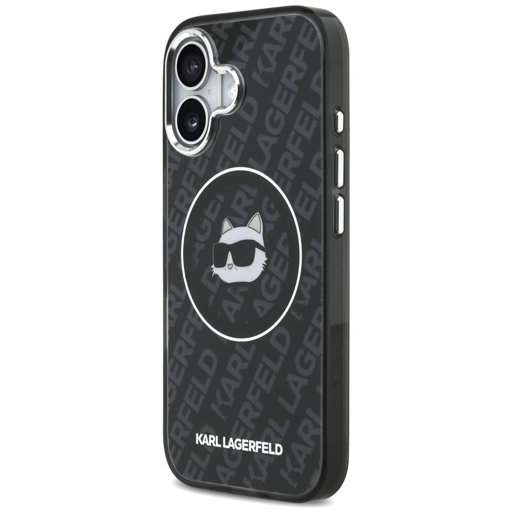 Karl Lagerfeld IML MagSafe iPhone 17 Černá Choupette's Head - náhled 2