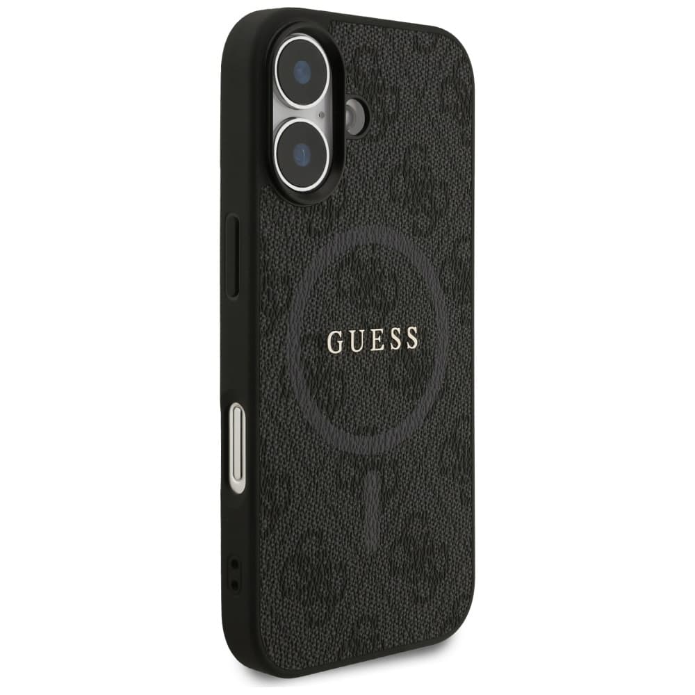 Guess 4G Ring Classic Logo MagSafe iPhone 17 černý - náhled 2