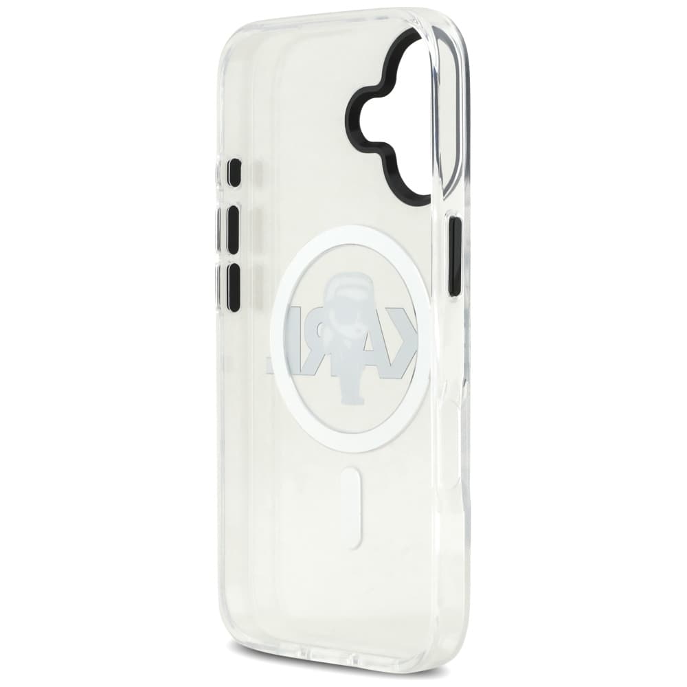 Karl Lagerfeld IML MagSafe Sketch Logo iPhone 17 průhledný Karl - náhled 2