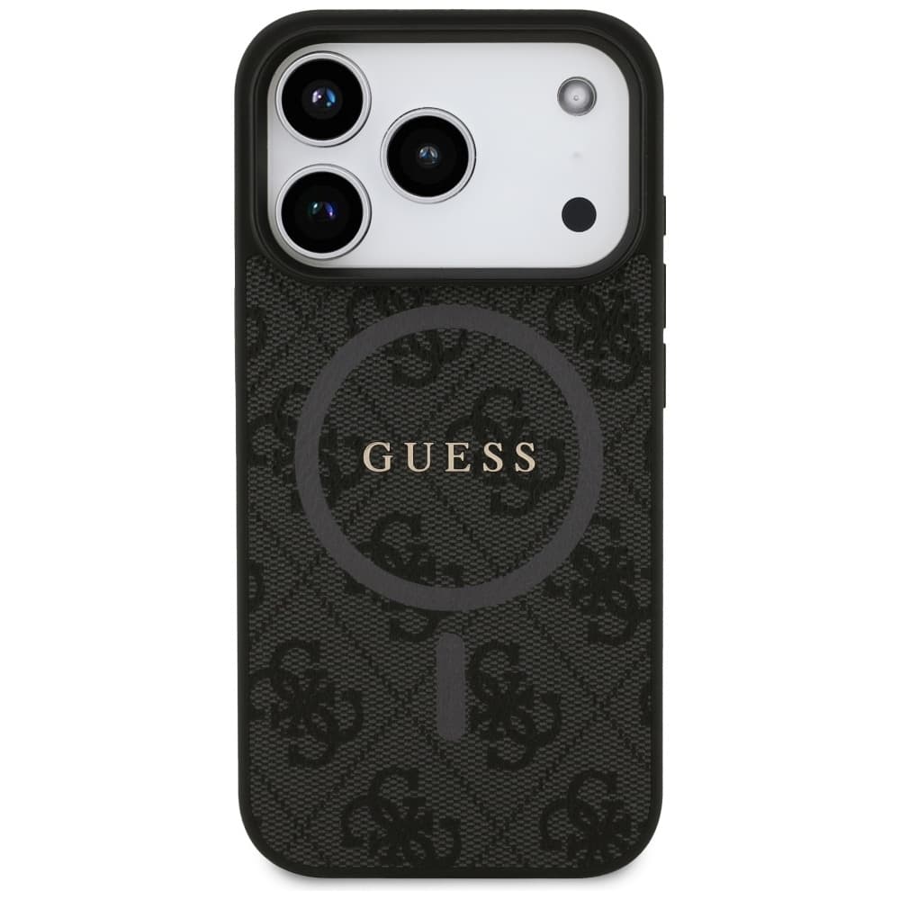 Guess 4G Ring Classic Logo MagSafe iPhone 17 Pro černý - náhled 2