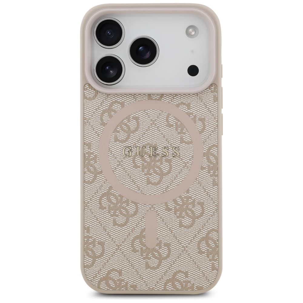 Guess 4G Ring Classic Logo MagSafe (GUHMP17XG4GFRP) pro iPhone 17 Pro Maxrůžová - náhled 2