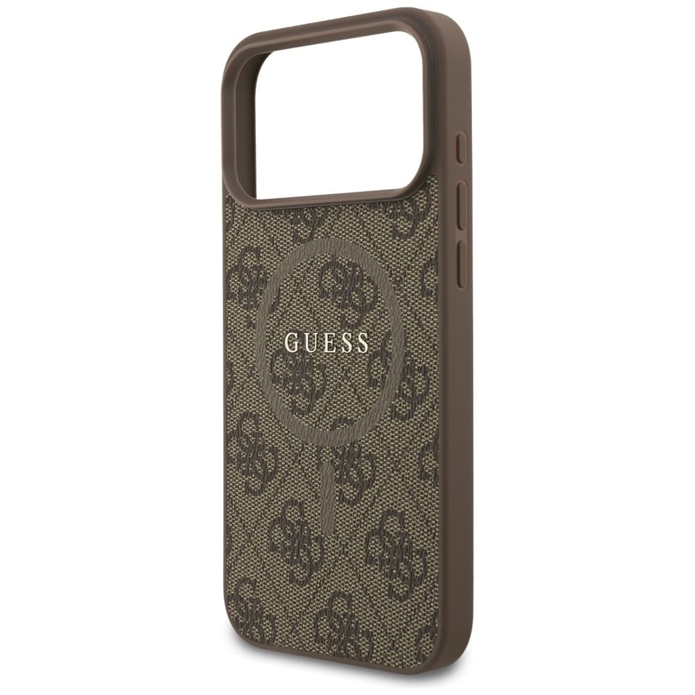 Guess 4G Ring Classic Logo MagSafe iPhone 17 Pro Max hnědý - náhled 2