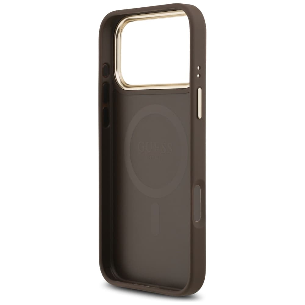 Guess Hardcase 4G Classic MagSafe iPhone 17 Pro Hnědý - náhled 2