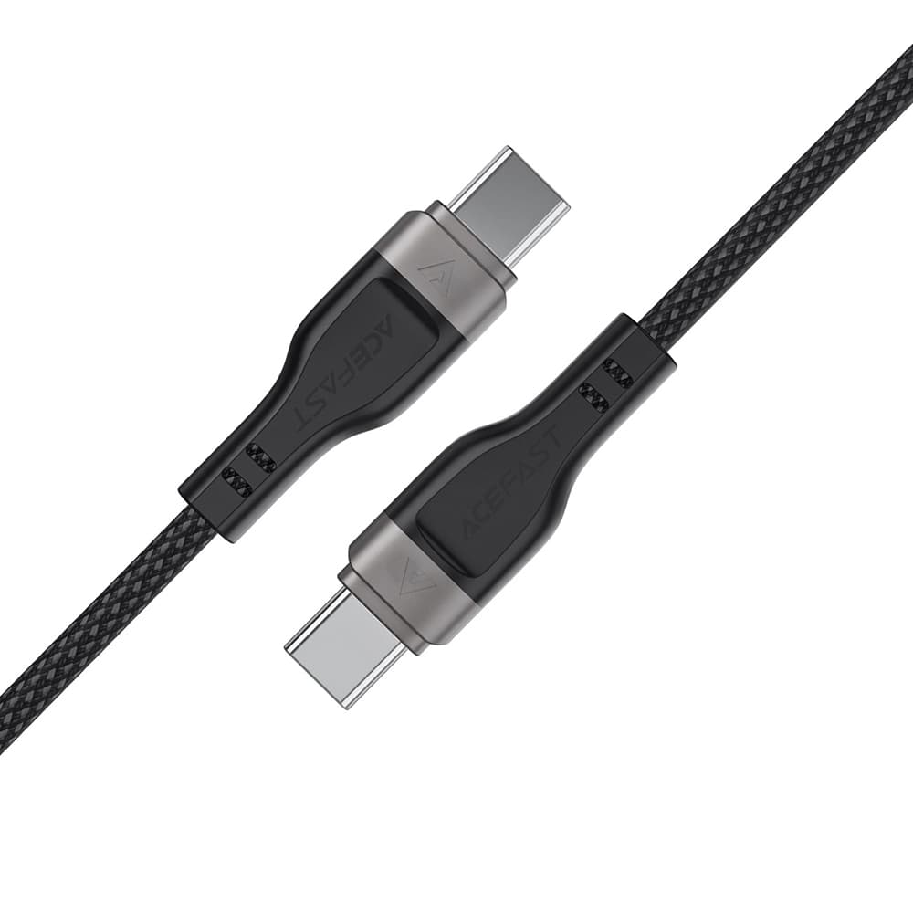 Acefast Data Cable C11-03 magnetický navíjecí rychlonabíjecí Type-C 1.2m černý - náhled 2