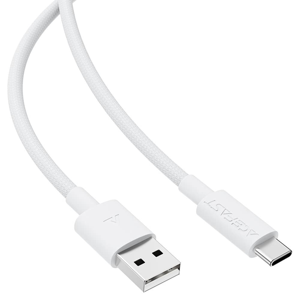 Acefast Datový kabel USB na Type-C Rychlonabíjecí 3A Odolný 1.2m Bílý - náhled 2
