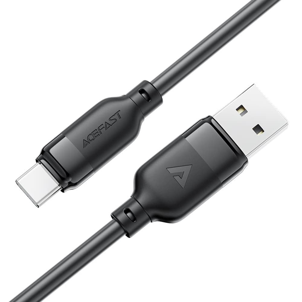 Acefast Datový kabel C16-04 Rychlonabíjecí USB na Type-C 3A 1.2m černý - náhled 2
